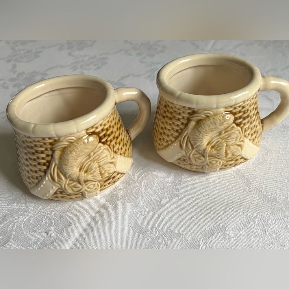 Set of 2 Vintage Fisherman’s Mugs